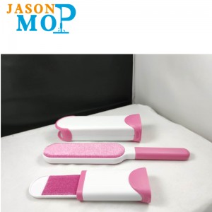 Jason Removers de cheveux pour animaux de compagnie réutilisable pour l\'entraîneur double face à brosse élimine le dissolvant manuel à fourrure d\'animal de compagnie