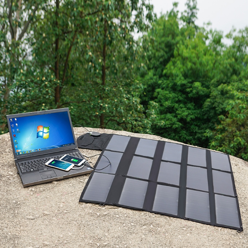 Panneau solaire pliant 18V 100W Chargeur solaire portable portable pour le camping