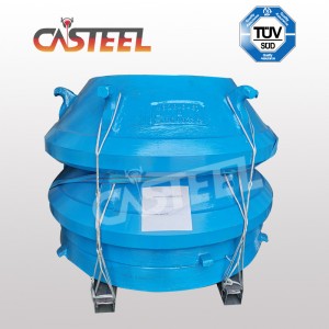 Bergaudy Symons 4-1/4 Pièces de concasseurs, manteau de doublure de bol