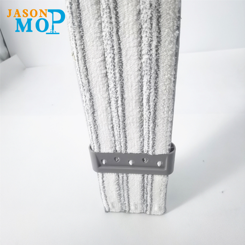 MOP en microfibre en aluminium de haute qualité pournettoyer la vadrouille plate à la main sans main