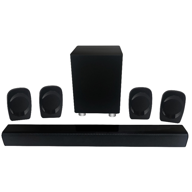 FB-SB55 5.1ch Haut-parleur Bluetooth SoundBar avec subwoofer câblé externe