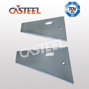 Orca PE1000x 1200 PLAQUE JAW 3 PCS Type Pièces de concasseur OEM, plaque latérale et cales