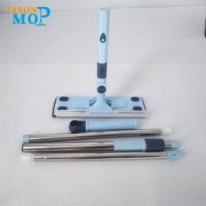 2021 grattoir en verre télescopique tige en acier inoxydable télescopiquenettoyeur de brosse en verre double face ménager