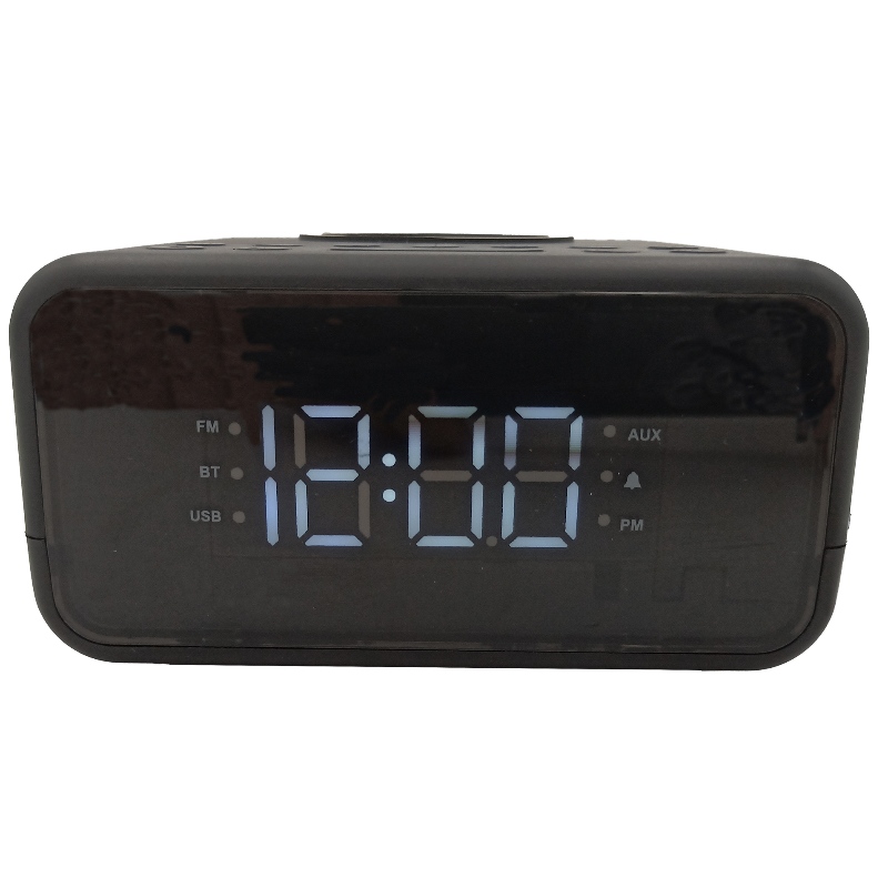 Radio d'horloge Bluetooth FB-CR01 avec chargeur sans fil QI