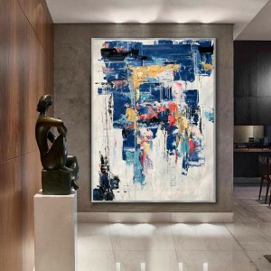 Wholesale paysage moderne mur décor peinture abstraite peinture à l\'huile faite main