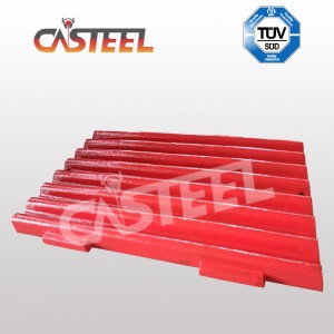 Shanghai Longyang Jaw Crasser Pièces PE800 * 1060 Plaques de mâchoires, plaques latérales