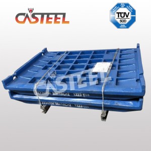 Plaque de mâchoire MC110 fixe et balançoire pour Kleemann Mobile Broyer