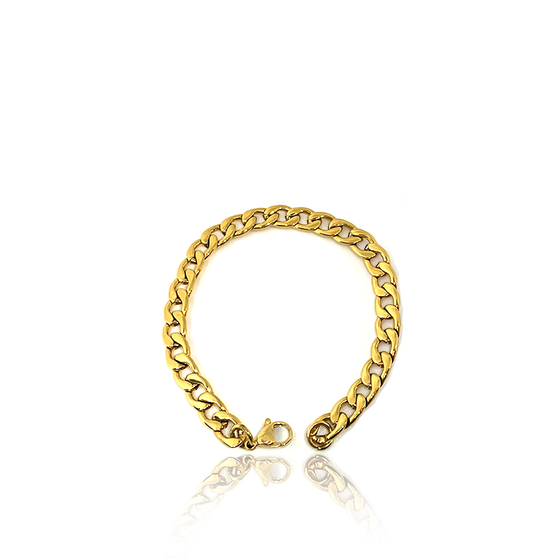 Bracelet de mode européen et américain/STAlless acier doré plaqué or
