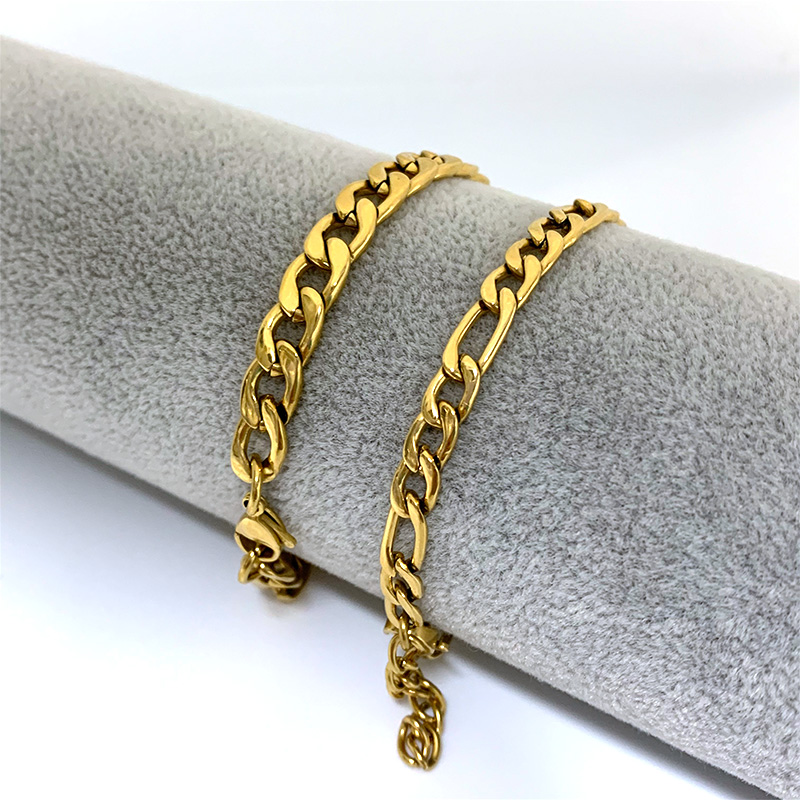 Bracelet de mode européen et américain/STAlless acier doré plaqué or