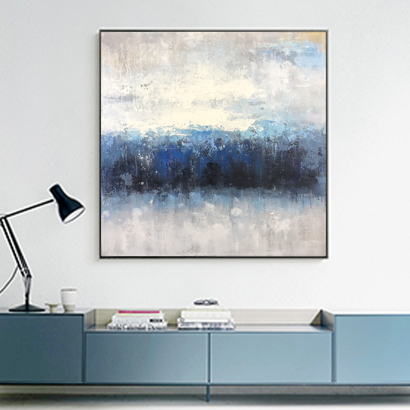 Vente chaude Costom Costom Peinture Acrylique peinture Acrylique Decor Factory Vente directe Abstrait Artwork Huile de toile pour salon