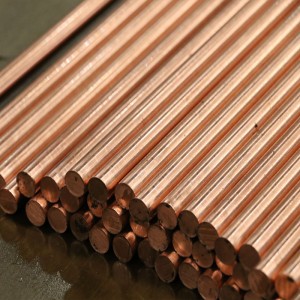 Bâton de cuivre rouge