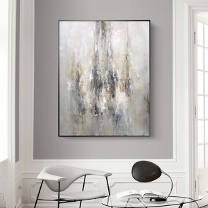 Peinture à l\'huile ornée dorée 100% peinte sur toile Abstrait Art Peinture à l\'huile Décor peinture du salon