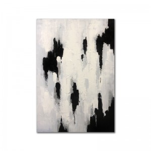 Mur d\'art contemporain à la main suspendu à l\'huile abstraite peinture sur toile pour la décoration de bureau à domicile