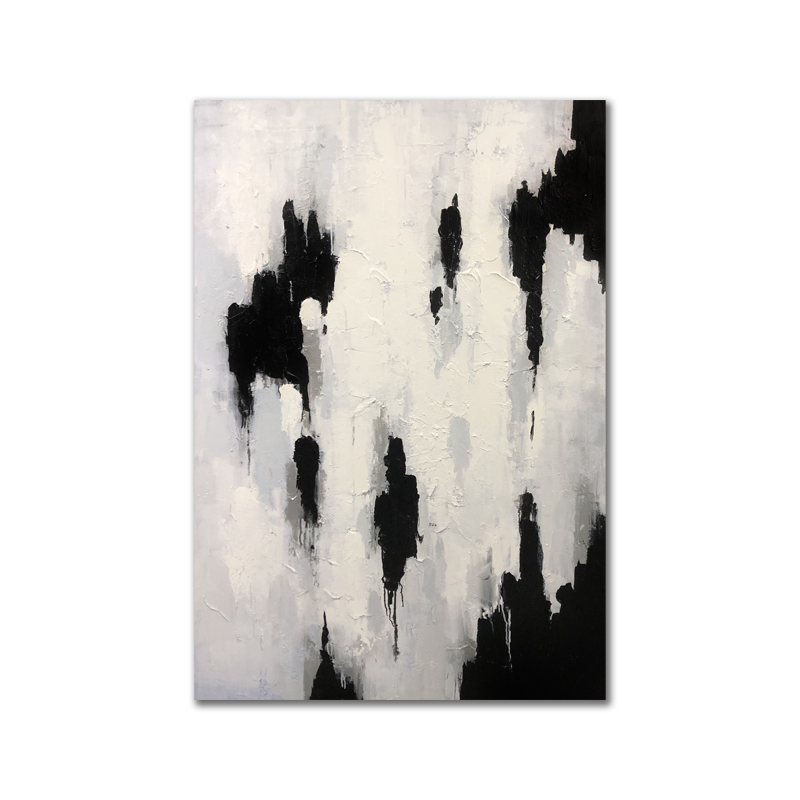 Mur d'art contemporain à la main suspendu à l'huile abstraite peinture sur toile pour la décoration de bureau à domicile