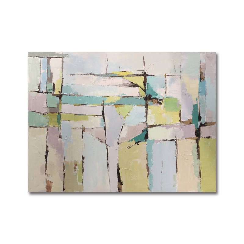 Vente à la main Moderne Moderne Abstrait Toile Art Travail Huile Peinture À Home Décoration