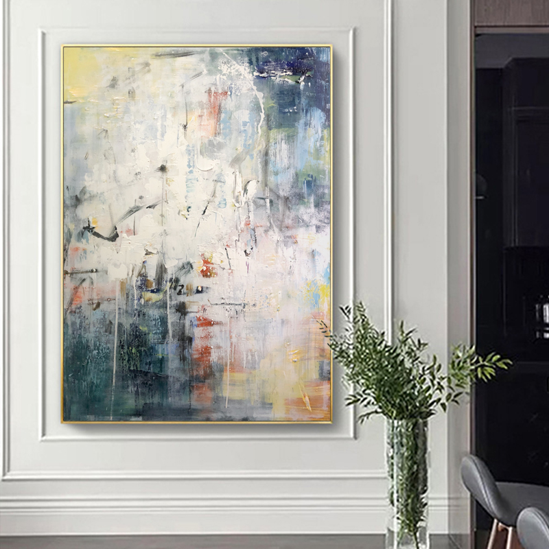 100% arbre dessiné à la main peinture à l'huile de peinture abstraite toile de peinture de style contemporain de la maison décoration peinture