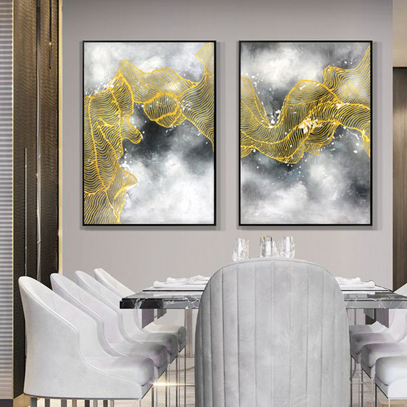 Nouvelle faite faite à la main Abstrait chinois peinture d'art pour la décoration Accueil Autre peinture