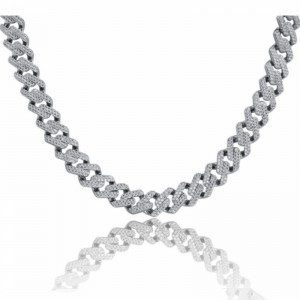 Collier menthe de style hip-hop