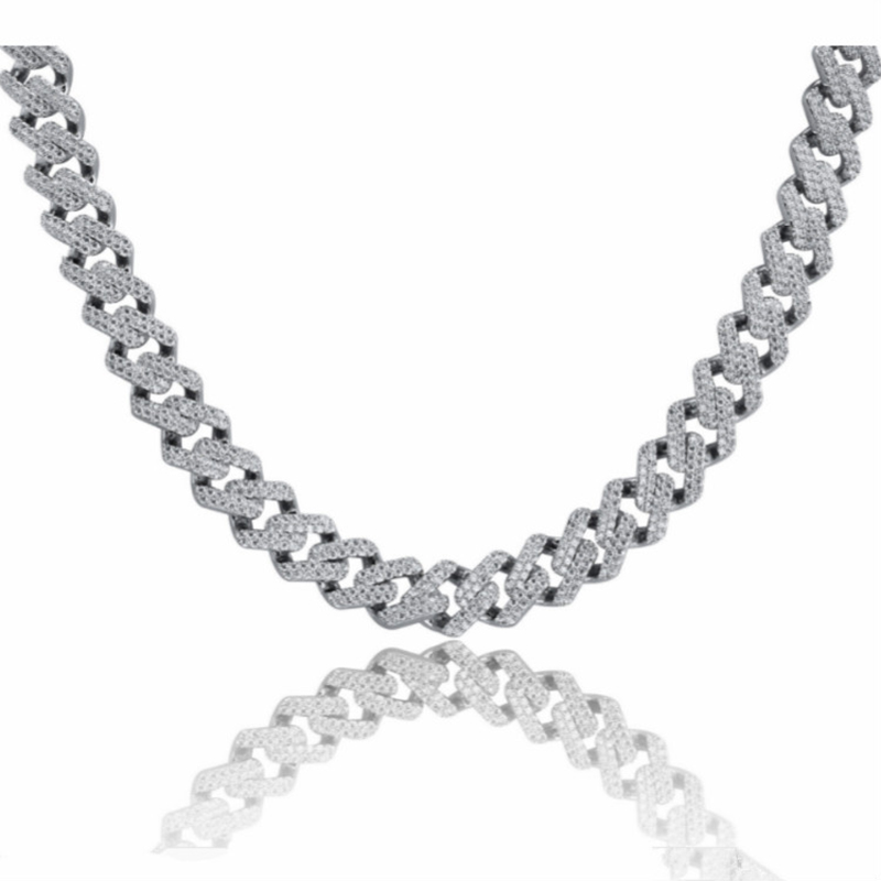 Collier menthe de style hip-hop