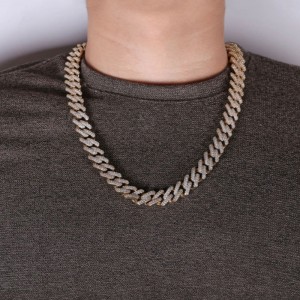 Collier menthe de style hip-hop