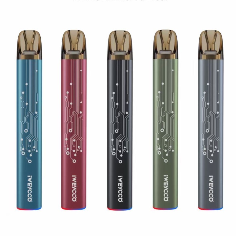 USA Navire gratuit 100% original Iweycco Ghost E Cigarettes Kit de l'appareil Vape batterie 20mg Cartouche RGB