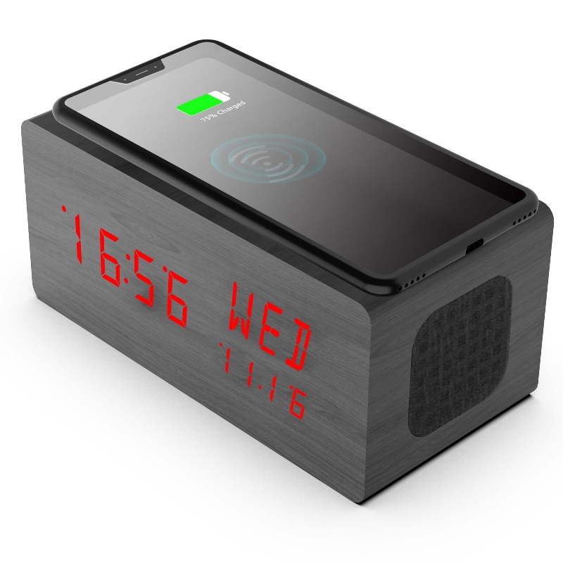 FB-CR8J780x Radio d'horloge Bluetooth avec chargeur sans fil Qi