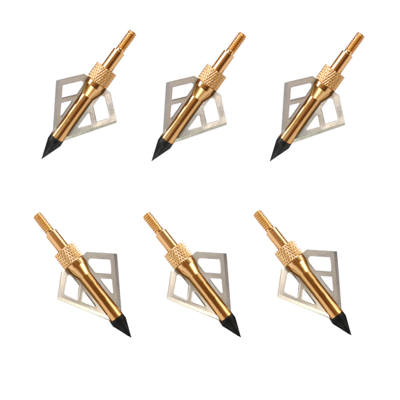 NIKA Tir à l'arc 151008 Tir à l'arrow Arrow Point Hunting Steel Arrow Broadhead