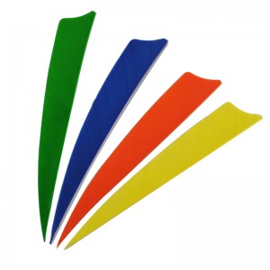 NIKA Tir à l\'arc 172312 Bouclier de plumes 4Inch pour le tir à l\'arc, toutes sortes de flèche Flèche Flux