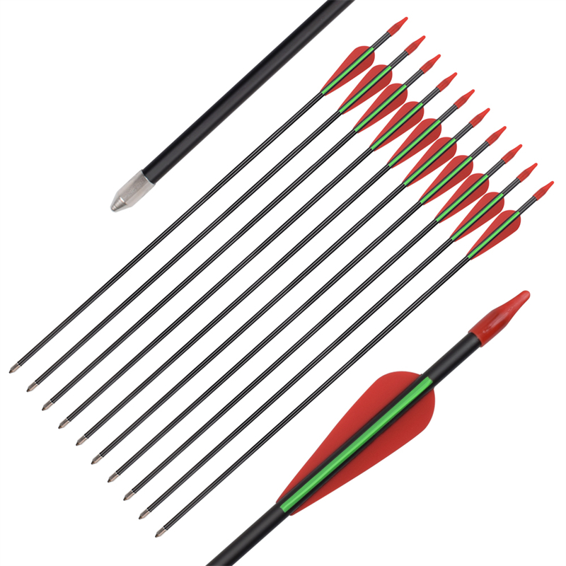Elong extérieur 114478 id5mm 28inch fibre de verre arrow Streamline VANAGE TPU pour le tir à l'arc en suotage