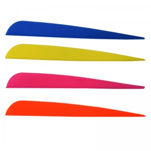 NIKA Tir à l\'arc 170009 5inch Streamline TPU Vane pour le tir à l\'arc de toutes sortes de fusillades arrow