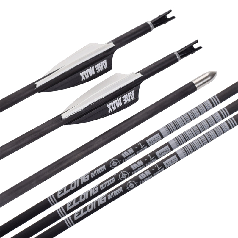 Elong extérieur 112104 id4.2mm SP600 SP600 Fibre de carbone arrow Tir à l'arc de tir à la chasse à l'arc de recourbe