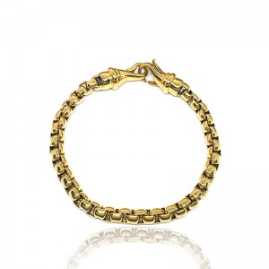 Chaîne perle généreuse en acier inoxydable de mode européenne et américaine, bracelet