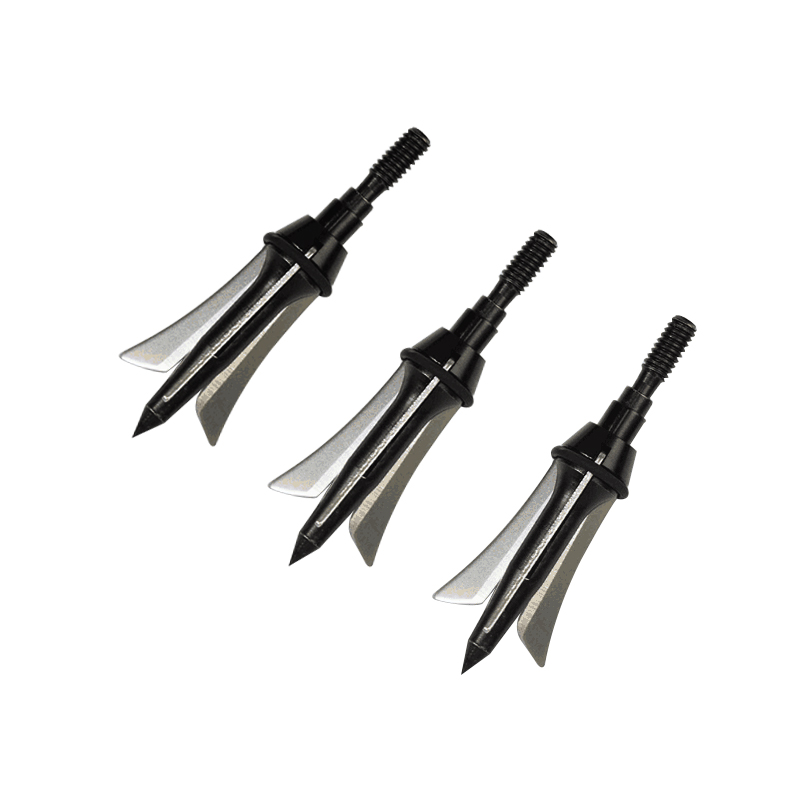 NIKA Tiry 15B022 3 Lames Broadhead avec lames en acier inoxydable arbalète