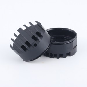 Ensemble d\'usinage CNC d\'extrusion personnalisée d\'usinage anodisé de dissipateur de chaleur en aluminium en aluminium Noir LED Profile thermique