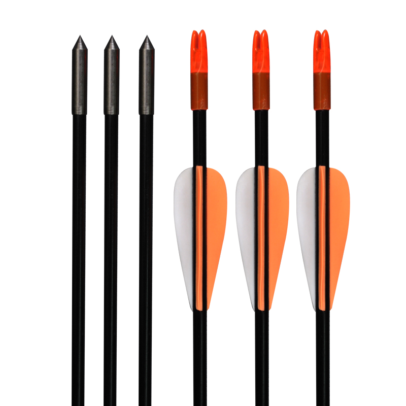 Elong Extérieur 113179 26Inch ID4MM Fibre de verre arroducture Tir à l'arc de tir à l'arc