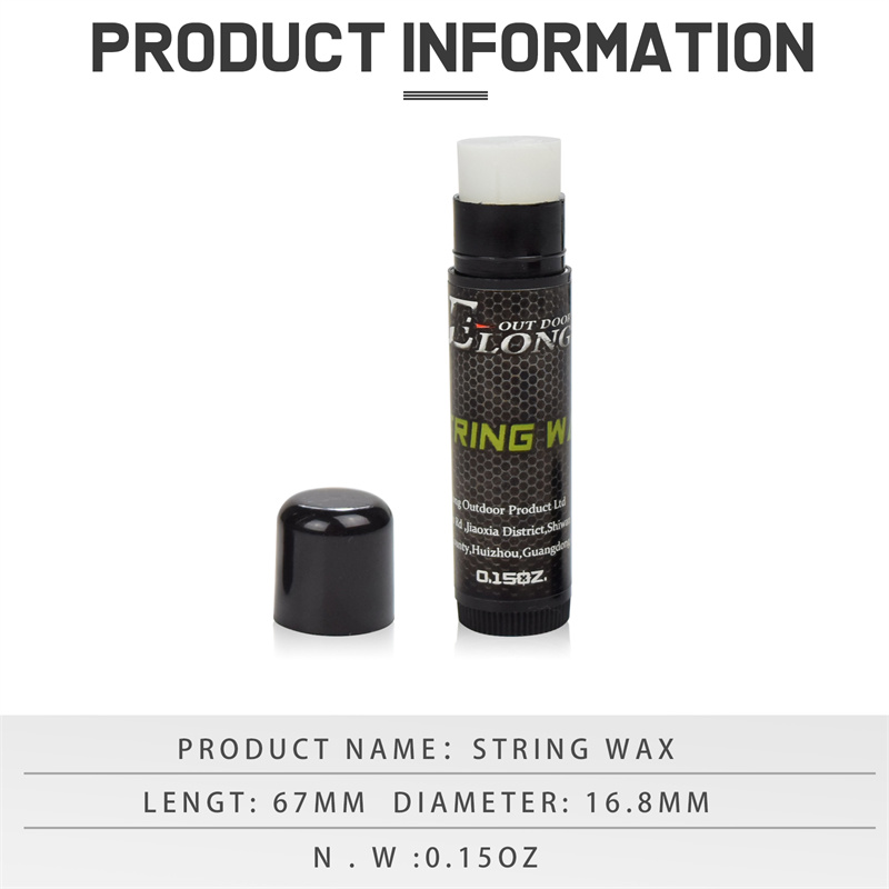 Elong Extérieur 28002 Bow String Cordes de cire Protection Tir à l'arc étanche Cire de la cire Réduire le frottement et prévenir l'effondrement