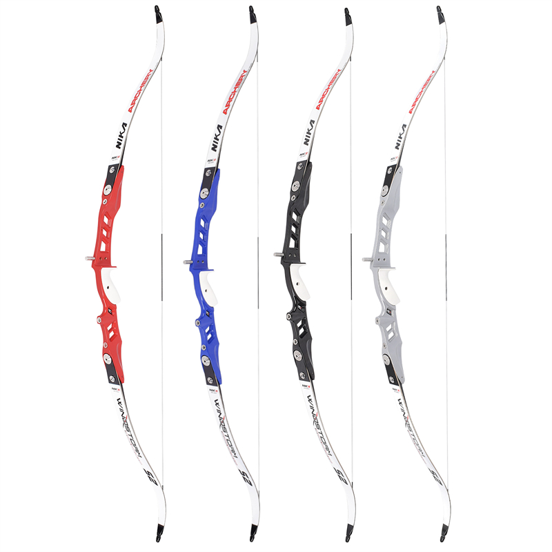 Nika Archer de l'archerie 66 pouces Récurve Bow Arcs Arcry pour le tir cible extérieur du tir à l'arc