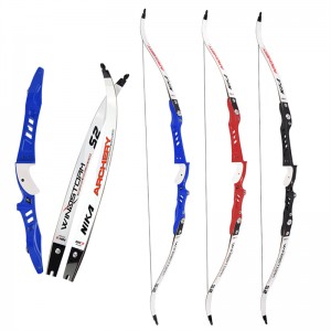 Nika Archer de l\'archerie 68 pouces avec une colonne montante en alliage de magnésium de 25 pouces pour la pratique cible de l\'archerie de l\'archerie