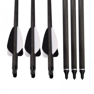 Elong Outdoor 110015-TAC ID7.62mm Fibre de carbone Arrow Pratique de tir de tir à l\'arc
