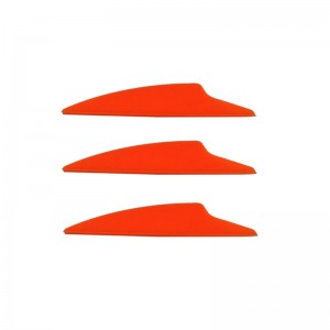 NIKA Tir à l\'arc 170019 2.5inch Dolphin TPU Vane pour le tir à l\'arc de toutes sortes de fusillades arrow