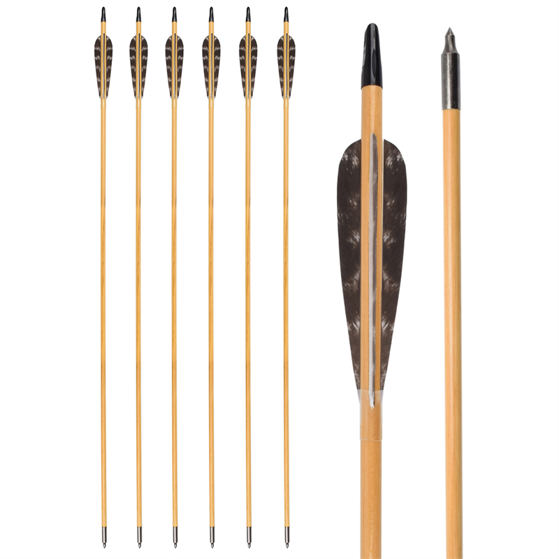 Elong extérieur 117025-01 od8mm 32inch arrow arrow arrow Tir à l'arc traditionnel
