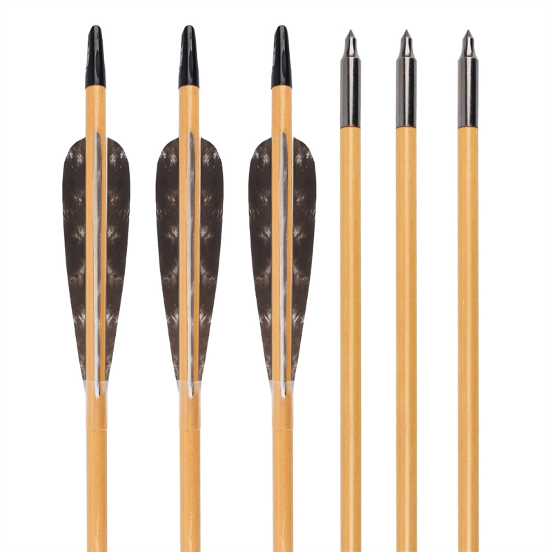 Elong extérieur 117025-01 od8mm 32inch arrow arrow arrow Tir à l'arc traditionnel