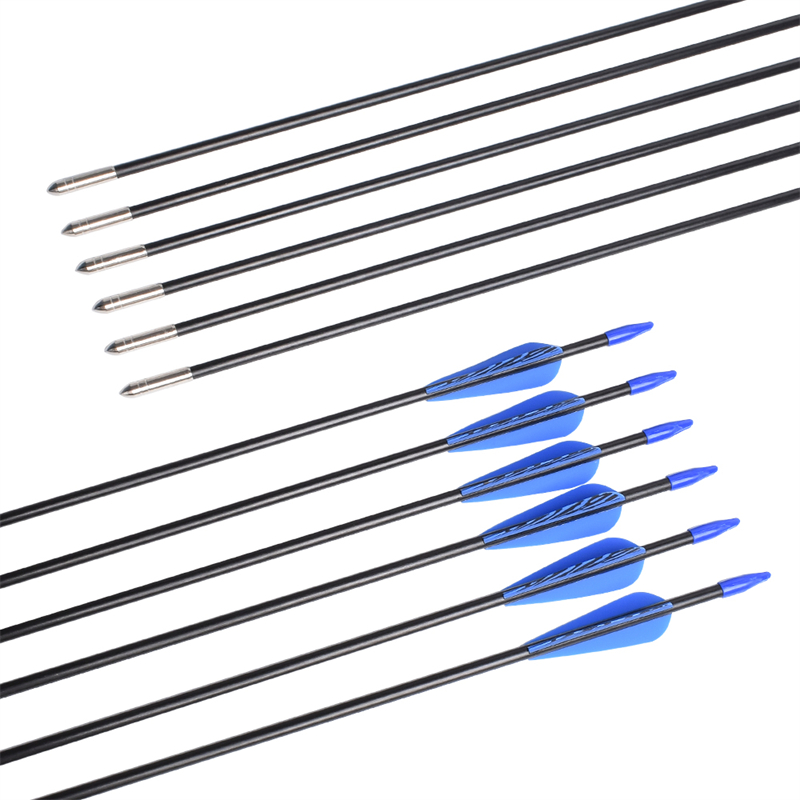 Elong extérieur 110099 ID5mm 28inch fibre de verre arrow TIGER TIGER TIGER Tir à tir à l'arc utilisant