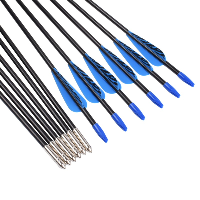 Elong extérieur 110099 ID5mm 28inch fibre de verre arrow TIGER TIGER TIGER Tir à tir à l'arc utilisant