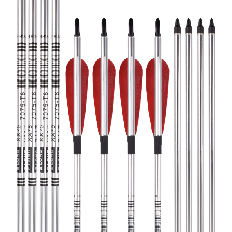 Elong extérieur 113149-01 30inch aluminium arrow Turquie Plume de tir à l'arc tirage de tir