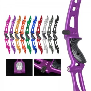 Nika Archerie 221006 25inch ILF 6061 Rison de tir à l\'arc en aluminium pour le tir de la cible à arc réapprovisié