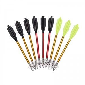 Elong Extérieur 118643 16cm Boulon de boulon en aluminium au large pour la chasse à l\'arbalète de tir à l\'arc