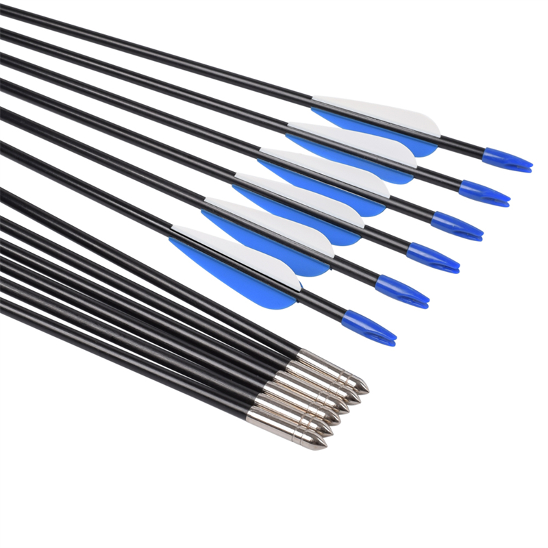 Elong extérieur 110083 26inch ID5mm Fibre de verre arbre arbre arrow Tir à l'arc de tir à l'arc