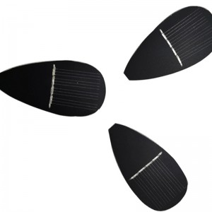 Panneau solaire en forme de feuille de petite taille de la petite taille personnalisée en forme de feuille irrégulière Panneau solaire à la maison Panneaux de puissance solaire à la maison