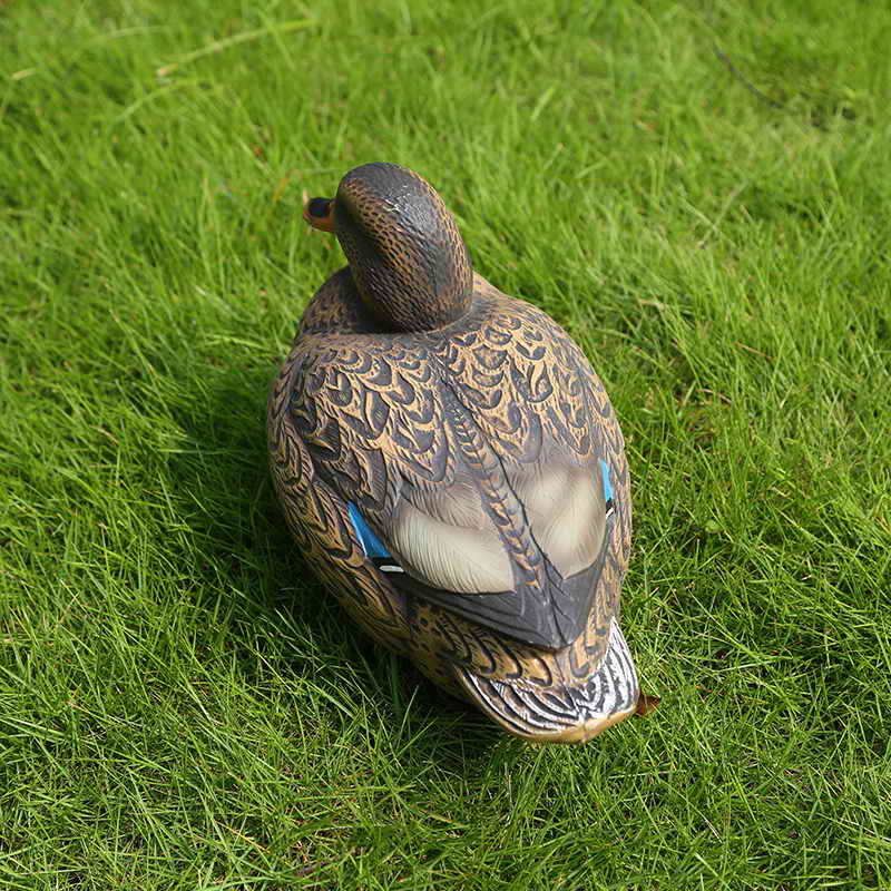 Poli de canard de canard de plastique réaliste pour la chasse à la chasse à la maison Décoration de jardin